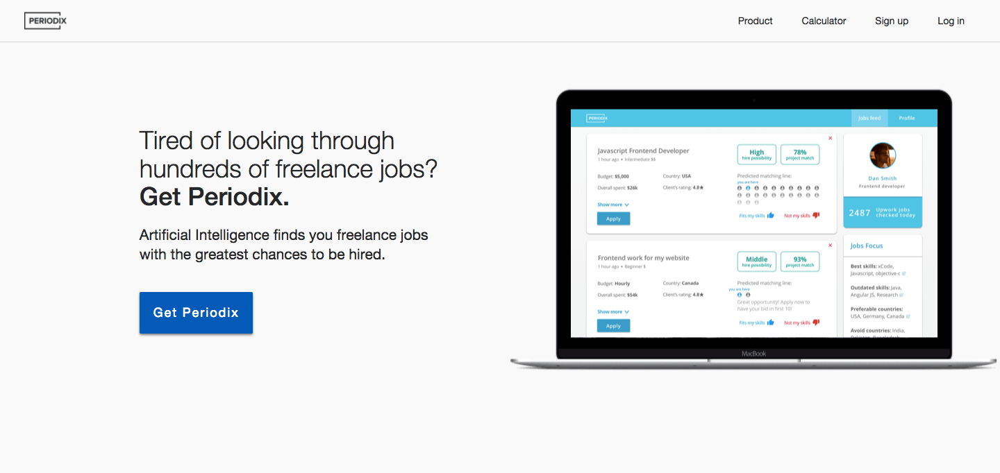 Periodix: intelligent job matching for freelancers 